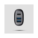 ROCKROSE Safari PQ2 PD & QC 3.0 3-Port Car Charger-smartzonekw