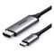 UGREEN 4K@60Hz USBC to HDMI 2.0 Cable Aluminum Shell 1.5m - Gray Black-smartzonekw