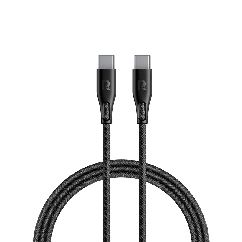 RAVPower Fast Charging Type-C Cable 2m 60W - (CB1031) Black-smartzonekw