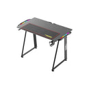 Twisted Minds A Shaped Gaming Desk Carbon Fiber Texture - RGB-smartzonekw