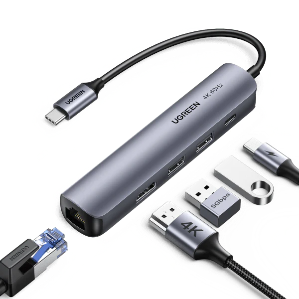UGREEN 5in1 4K HDMI USB C Hub-smartzonekw