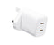 Voltme Revo 35 Duo Lite Two Type C ports Wall Charger (35W) - White-smartzonekw