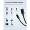 RAVPower RP-CB1016 TypeC-Lightning Cable 1m  TPE  - Black-smartzonekw