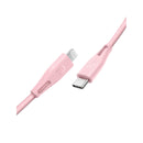 RAVPower RP-CB1004PNK 1m Type-C to Lightning Cable Nylon - Pink-smartzonekw