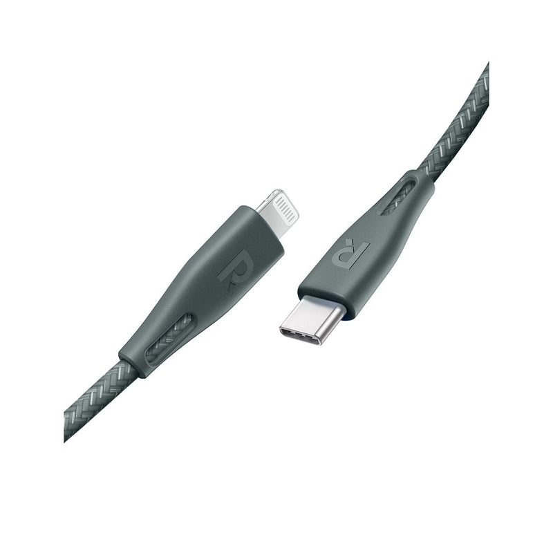 RAVPower RP-CB1017 Type-C to Lightning Cable 1.2m Nylon - Green-smartzonekw