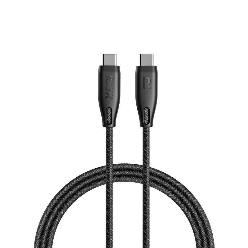 RAVPower Fast Charging Type-C-C Cable 1.5m 100W - Black-smartzonekw