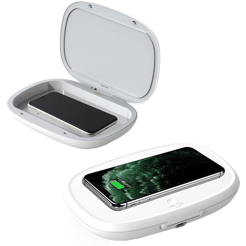 Iwalk Capsule Multi-Function Disinfection Box with 10W Wireless Charging - White-smartzonekw