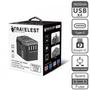 Travelest UNIVERSAL Travel Adapter 5.6A 4 USB 1 TYPE C-smartzonekw