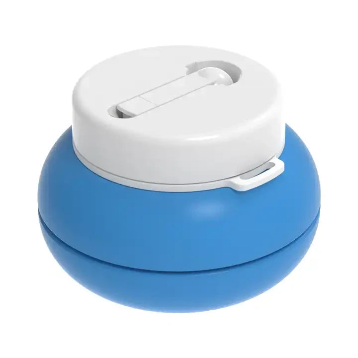 Voya Foldable BPA Free Silicone 600ml Portable Bidet - Blue-smartzonekw