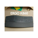 Logitech K860 Ergo Split Ergonomic Bluetooth/Wireless Keyboard (Arabic) - Graphite-smartzonekw