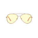 Gunnar Maverick Gaming Glasses (Rose Gold Frame, Amber Lens Tint)-smartzonekw