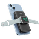 iWalk MAG-X Magnetic Wireless 10000 Mah Power Bank with Apple Watch Charging Port - Black-smartzonekw