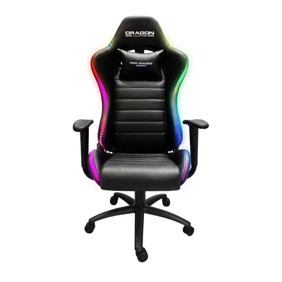 Dragon War GC-015 LED Gaming Chair , 4D Armrest - Black-smartzonekw