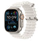 Apple Watch Ultra 2 GPS + Cellular, 49mm Titanium Case with White Ocean Band-smartzonekw