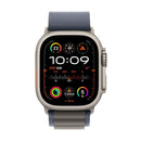 Apple Watch Ultra 2 GPS + Cellular, 49mm Titanium Case with Blue Alpine Loop - Smartzonekw