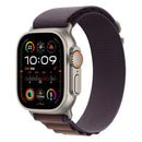 Apple Watch Ultra 2 GPS + Cellular, 49mm Titanium Case with Indigo Alpine Loop-smartzonekw