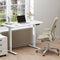 King Smith Smart Height Adjustable Table - White-smartzonekw