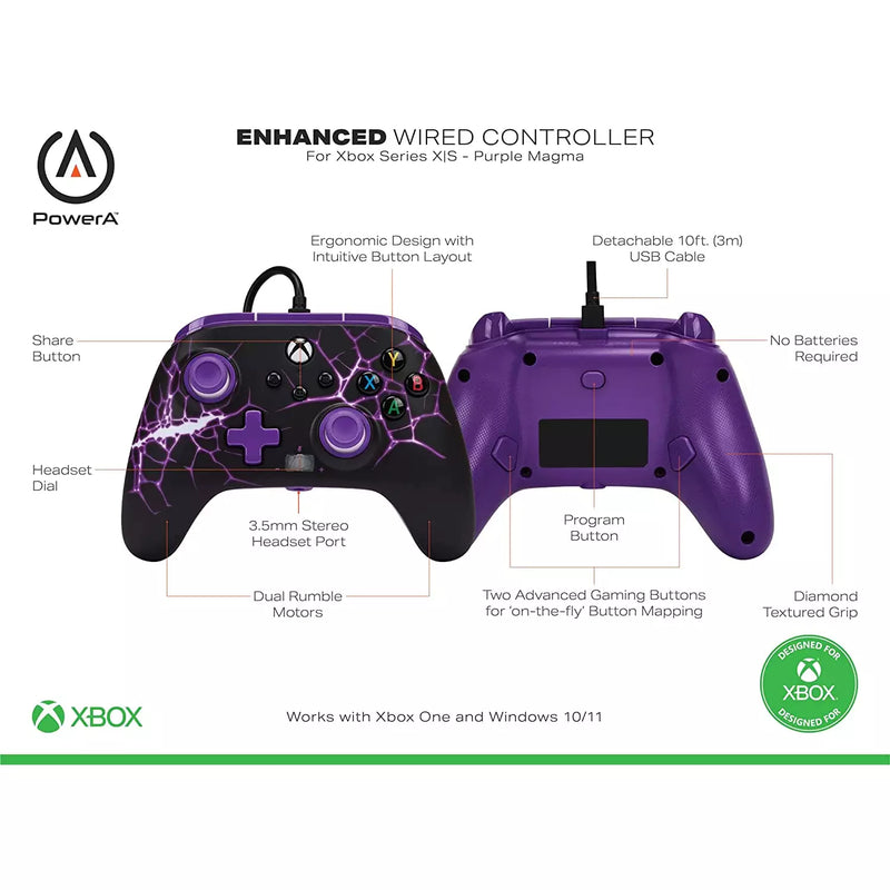 Ask An Expert PowerA Enhanced Wired Controller for Xbox Series X (75534)-smartzonekw