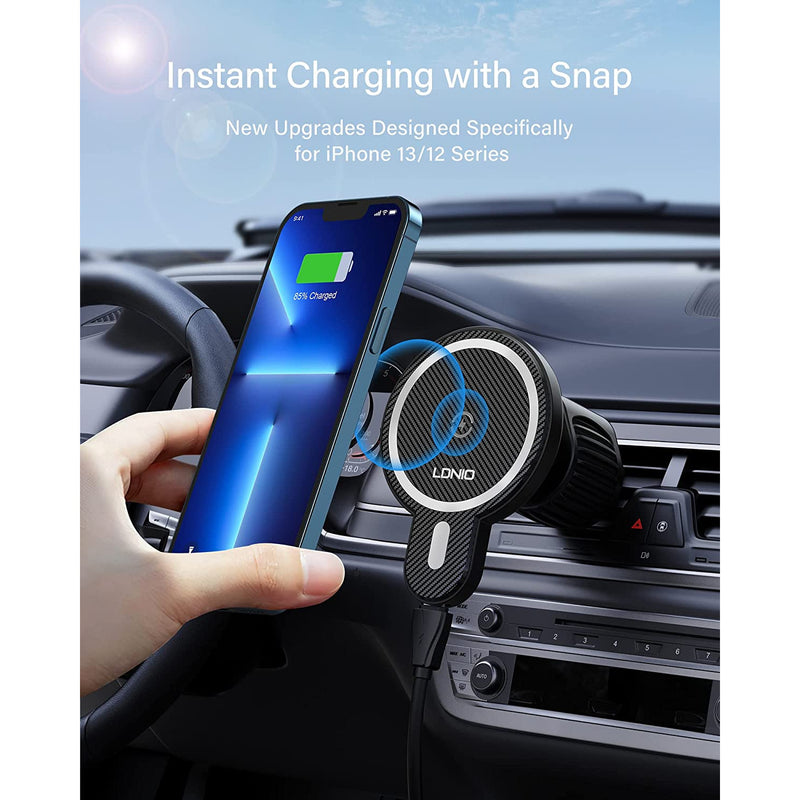 LDNIO MA20 15W MagSafe Car Charger | Smartzonekw