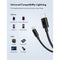 RAVPower RP-CB1034 Type C To Lightning Cable Global Version TPE 3m - Black-smartzonekw