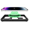 Itskins Hybrid Stand Case Compatible with Magsafe for iPhone 15 Pro Max - Black and Transparent-smartzonekw