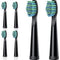Electric Toothbrush Replacement Heads for HP126A Only (6 Count) - Black-smartzonekw