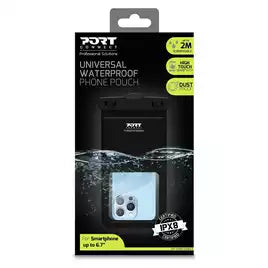 Port Designs Waterproof Smartphone Pouch - Black-smartzonekw