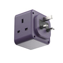 Momax ONEPLUG PD20W 2A1C 3 Outlet Strip - Purple (US8UKU)-smartzonekw