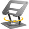 Araree Ergo Stand 2 360° Rotating Base Alminium Laptop Stand - Silver - Smartzonekw