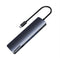 ROCKROSE 8-Port Aluminum USB-C Hub-smartzonekw
