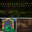 Outdoors Light String Water-proof  15 Meters with 15 pcs  Bulb with Remote Control-smartzonekw