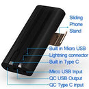 Iwalk Secretary Plus 20000Mah 2X Faster Charging Compact Battery with Stand – Black-smartzonekw