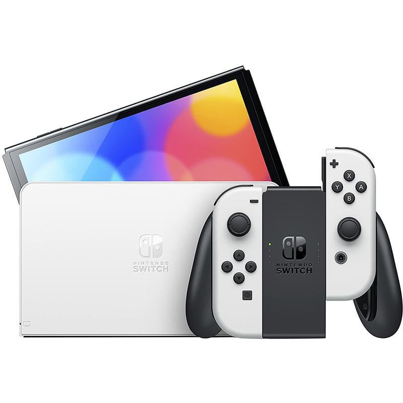 Nintendo Switch 7-inch OLED Console 64GB - White/BLK (OPEN BOX)-smartzonekw