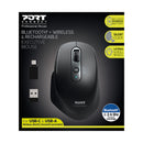 Port Connect Wireless 2.4GHz Bluetooth® Rechargeable Executive Mouse-smartzonekw