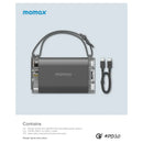 Momax iPowerstone Mini 100W Portable Power Station - Space Grey (PB03E)-smartzonekw