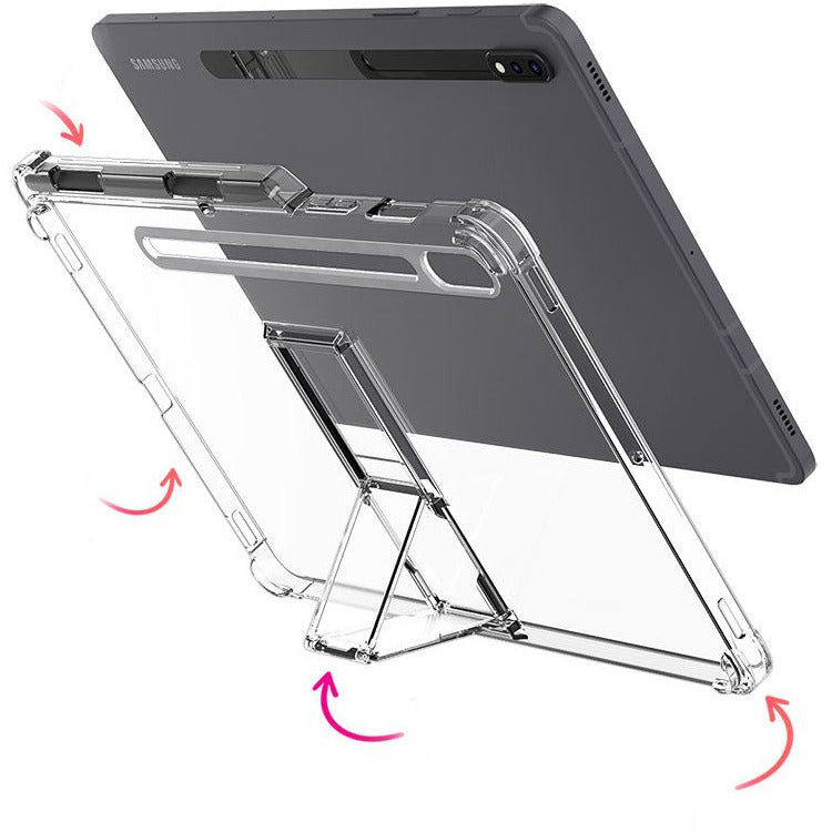Araree Flexield SP Case with S Pen Holder for Samsung Tab S8/S7 - Clear-smartzonekw