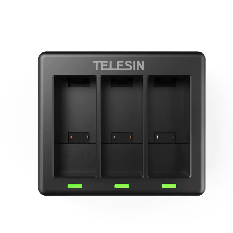 TELESIN 3 Slots Charger with 2 Batteries for GoPro 9/10/11-smartzonekw