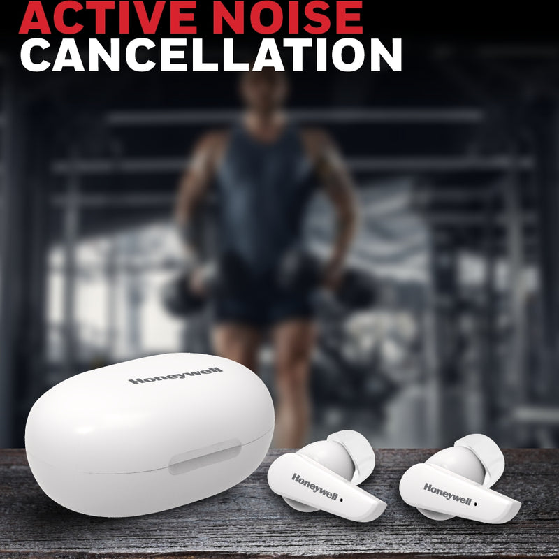 Honeywell Trueno U5000 Truly Wireless ANC Earbuds – White-smartzonekw