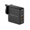 Momax ONE PLUG 100W 4-Port GaN Charger (AU/EU/UK) - Black (UM23AUKD)-smartzonekw