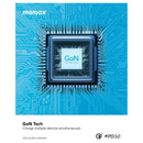 Momax Q.PLUG BOX 100W 6-Port GaN with Wireless Charging - White (UM28AUKW)-smartzonekw