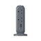 Momax ONEPLUG 11-Outlet Power Strip with USB (2 Meters Cord) - Gray (US11UKE)-smartzonekw
