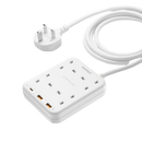 Momax ONEPLUG PD20W 2A1C 4 Outlet Strip - White (US3UKW)-smartzonekw