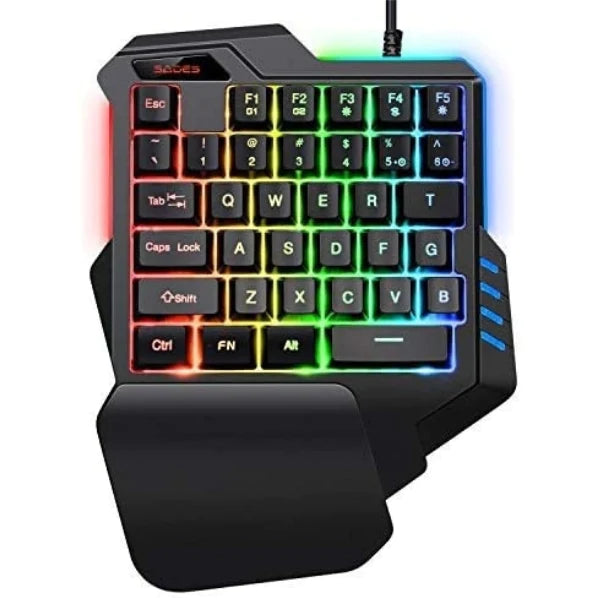 SADES TS-36 One-Handed Gaming Keyboard RGB Colorful-smartzonekw