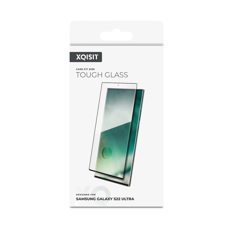 XQISIT Tough Glass E2E Curved for Galaxy S22 Ultra - Smartzonekw