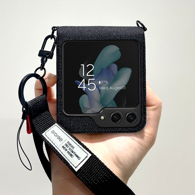 Araree Canvas Diary Case for Galaxy Z Flip 3 5G