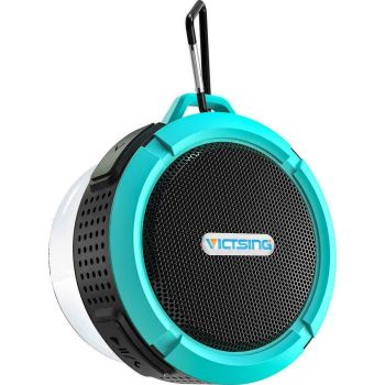 Victsing Portable Bluetooth Speaker - Blue/Black-smartzonekw