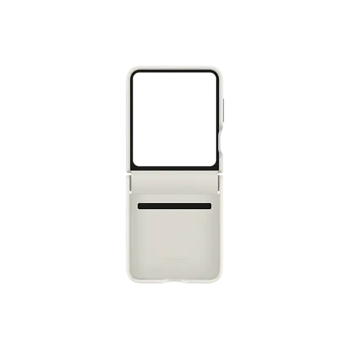 Samsung Galaxy Galaxy Z Flip5 Flap Eco-Leather Case - Cream (EF-VF731PUEGWW)-smartzonekw