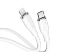Voltme Powerlink Moss Liquid Silicon Cable Type C to Lightning 3A / 1.2M Zinc-Alloy Connector-smartzonekw