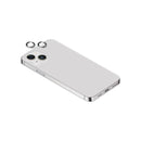 Torrii Bodyglass Camera Lens Protector (Individual Aluminium Ring) Anti-Bacterial Coating for iPhone 15 / iPhone 15 Plus – Silver-smartzonekw