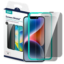 ESR iPhone 14/13/13 Pro Tempered Glass Edge to Edge Privacy Screen Protector 2Pack-smartzonekw